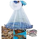 Ver imagem 1 de Rede Pesca Tarrafa Chinesa 3 Metros Pescaria Multifilamento Peixe Tilapia Robalo Tainha Malha 4 Leva