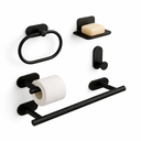 Ver imagem 1 de Kit Banheiro Acessórios Suporte Inox Autoadesivo com 5 Peças