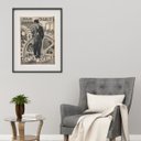 Ver imagem 1 de Quadro Poster Vintage Charlie Chaplin - 60x48cm:moldura Preta