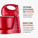 Ver imagem 5 de Batedeira Mondial Prática 400w B-44-r Vermelho - (127v)