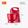 Batedeira Mondial Prática 400w B-44-r Vermelho - (127v) - 6