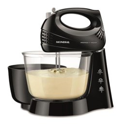 Batedeira Mondial 400W 2 Tigelas B-45-B Preto - 127V - 2