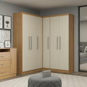 Ver imagem 1 de Roupeiro Modulado Selene de Canto 6 Portas 6 Gavetas