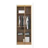 Roupeiro Modulado Selene de Canto 6 Portas 6 Gavetas - 6