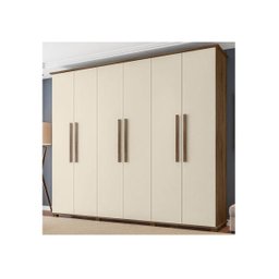 Guarda-Roupa Casal 6 Portas Amsterdã Freijó Off-White - 2