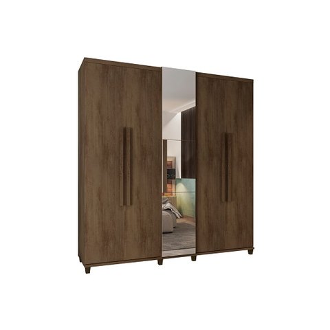 Guarda-Roupa Munique com Espelho Freijó