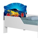 Ver mais imagens de Mini Cama Infantil 153x79 e Comoda 4 Gavetas 1 Porta MDF Livia Azul Decmade