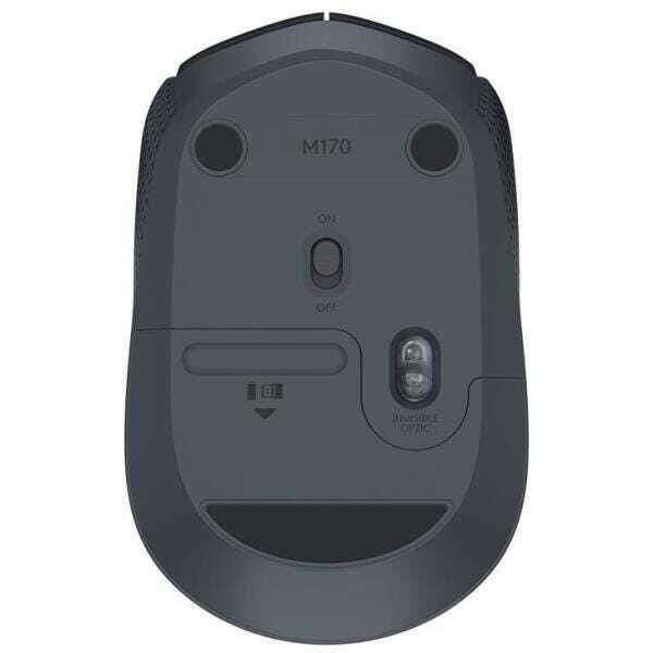 Mouse sem Fio Logitech M170, Preto - 2
