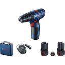Ver imagem 4 de Furadeira Parafusadeira Bosch GSB 120 Li + Chave de Impacto GDR 120 Li, com Maleta, 12 Volts