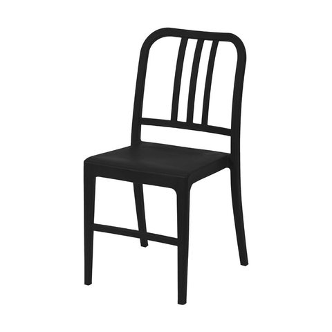 Cadeira Navy Poliprropileno:Preta