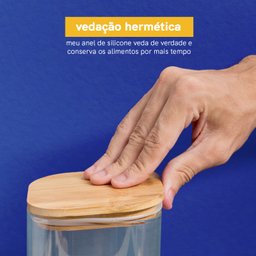 KIT 5 POTES MANTIMENTO QUAD FLEX 600/800/1100/1400/1900ML - 5