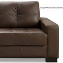 Ver imagem 2 de Sofá 2 Lugares Milão 150cm Couro Caramelo