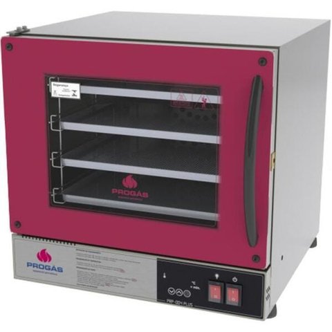 Forno Multiuso Progás PRP-004 Plus, Versão Digital, Vermelho