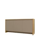 Ver imagem 2 de Buffet para Sala de Jantar 3 Portas Madrid Cinza/Hannover/Fendi