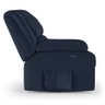 Poltrona do Papai Reclinável Pietra Power Touch Massagem Fh9 Pu Azul - Mpozenato - 7