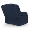 Poltrona do Papai Reclinável Pietra Power Touch Massagem Fh9 Pu Azul - Mpozenato - 10
