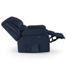 Poltrona do Papai Reclinável Pietra Power Touch Massagem Fh9 Pu Azul - Mpozenato - 9