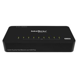 Switch Desktop 8 Portas Fast Ethernet Vlan Fixa Sf800vlan Intelbras - 1