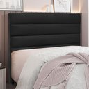 Ver imagem 5 de Cabeceira Decorativa Queen Size 1,60M Guess Veludo Preto - Gran Belo