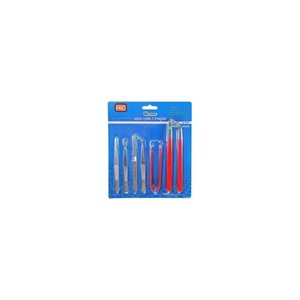 Jogo Kit com 7 Pinças Ideal para Eletronica com Isolamento Western