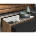 Ver imagem 3 de Mesa De Centro Milão Com Espelho - Lukaliam Móveis Preto