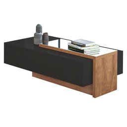 Mesa De Centro Milão Com Espelho - Lukaliam Móveis Preto - 5