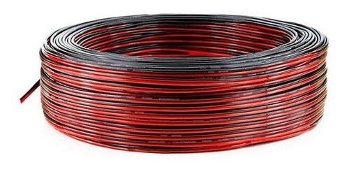 Fio Cabo Paralelo Duplo Bicolor 1,00mm 2 Vias Para Som 100m Rolo 2X16 AWG - 2