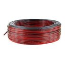 Ver imagem 2 de Fio Cabo Paralelo Duplo Bicolor 1,00mm 2 Vias Para Som 100m Rolo 2X16 AWG