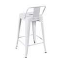 Ver imagem 4 de Kit 4 Banquetas Médias Iron Tolix com Encosto 66cm Branco