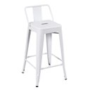 Ver imagem 5 de Kit 4 Banquetas Médias Iron Tolix com Encosto 66cm Branco