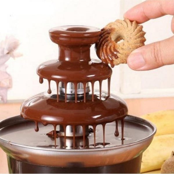 Máquina Fondue Profissional Chocolate Fonte Elétrica 220V - 2