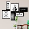 Conjunto Quadros Decorativos Frases Namaste Budismo Sala Quarto Quero Mais Quadros CK6QE - 2