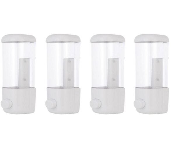 Kit 4 Dispenser Para Shampoo E Condicionador | MadeiraMadeira
