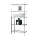 Ver imagem 2 de Estante Aço 5 Prateleiras Cromada Aramada 150 Cm