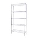 Ver imagem 1 de Estante Aço 5 Prateleiras Cromada Aramada 150 Cm