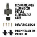 Ver imagem 2 de Fecho para janela Max ar/basculante Gatilho - Natural