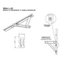 Ver imagem 2 de Braço de Janela Maxim-Ar 60cm Bronze - Madeira e Alumínio