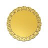 Kit 10 unidades Sousplat Supla Mdf Dourado Corações 38cm SP070DR - 1