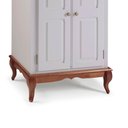 Ver imagem 4 de Balcão Adega 2 Portas 1 Gaveta e Pés Luis XV 60814 Hannover Linz Móveis - Off White/Imbuia