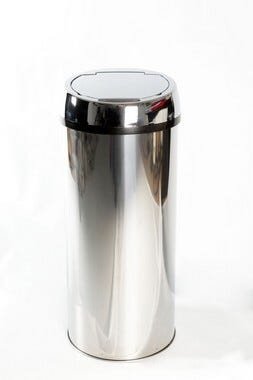 Lixeira 50L Automática Inox, com Temporizador - 1
