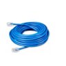 Kit 30m Extensão Cabo De Rede Internet 8x8 Rj45 Com Conectores - Cor Preta ou Azul 30 Metros - Azul - 2