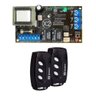 Kit 01 Placa Central de Comando Para Motor de Portão Eletrônico Universal 433,92 X2 + 2 Controle - 1