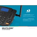 Ver imagem 5 de Kit Telefone 3G com Antena Celular Rural Dual 2 Chip Quad Band Oi Vivo Claro Tim Anatel Completo - P