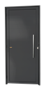 Ver imagem 1 de Porta Alumínio Lambril c/Puxador D.Cinza 100 Brimak
