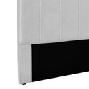 Ver imagem 4 de Cabeceira Cama Box Solteiro 90 Cm Arizona Linho S04 - D'Rossi Grigio