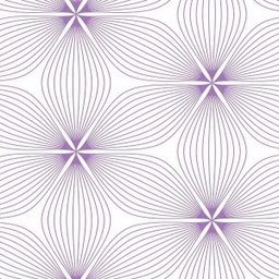 Papel De Parede Adesivo Lavável Lírio Roxo 15m - 1