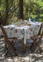 Ver imagem 1 de Toalha de Mesa Limpa Fácil Coraly - 1,60 x 1,60 M