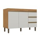 Ver imagem 1 de Balcão Cozinha Karen 120cm com 2 Portas e 3 Gavetas Peternella Móveis