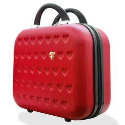 Kit Mala de Bordo Mais Frasqueira Rígida - Gladiador C1 Cor:vermelho - 3