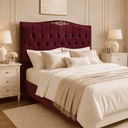 Ver imagem 1 de Cabeceira Cama Casal King Greta 195cm Estofada Suede Design Clássico